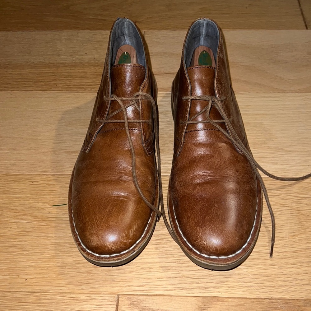 Leather MENS Desert CHUKKA BOOTS Boots SIZE 10.5 SHOES (Urban Outfitters)